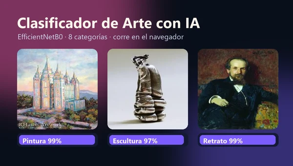 Clasificador de Arte con IA: obras clasificadas en 8 categorías con EfficientNetB0