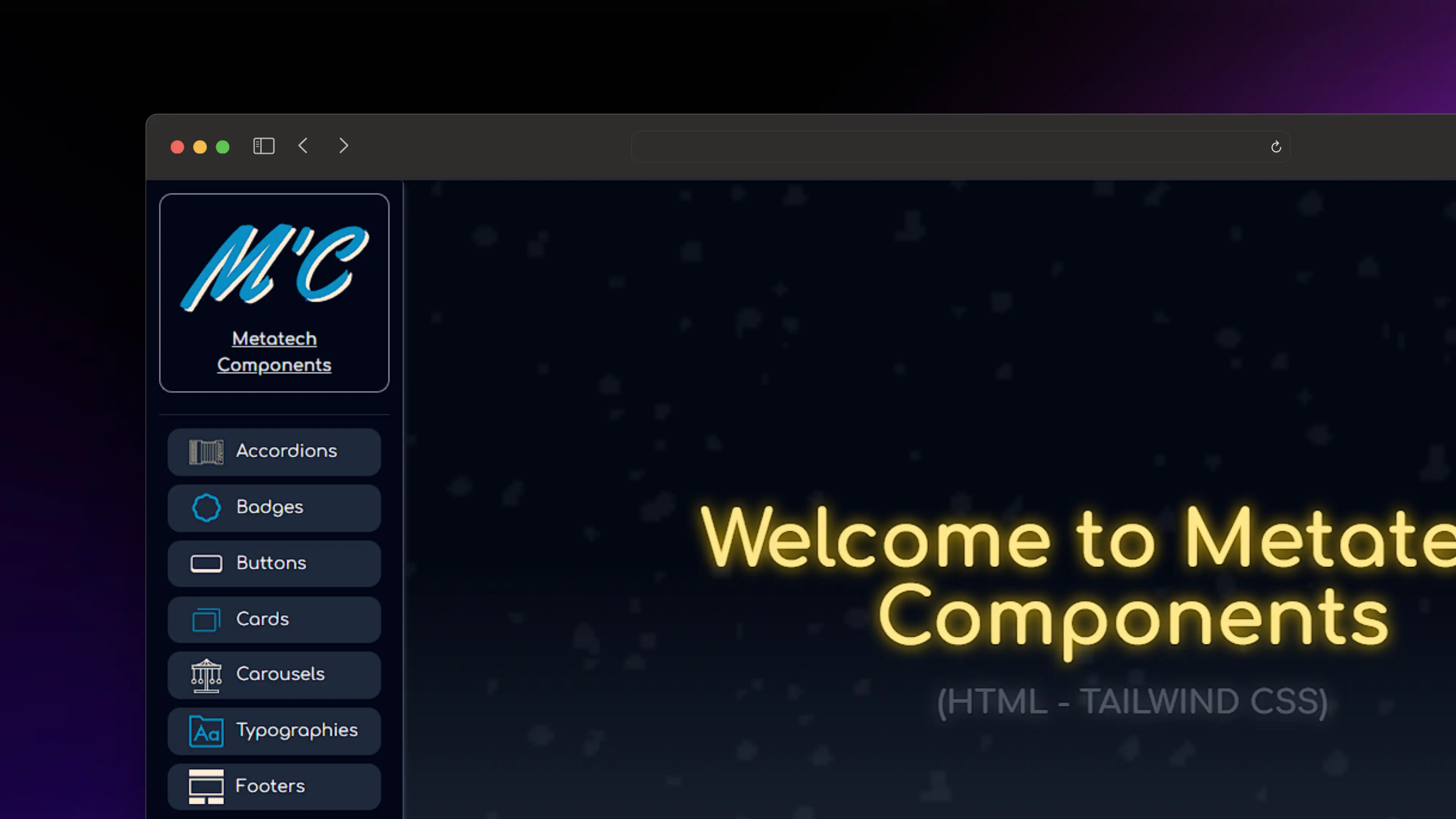 Metatech Components: libreria UI